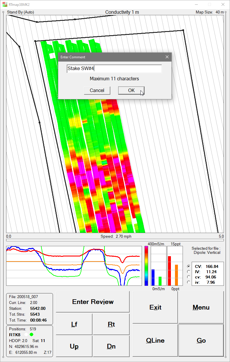 RTmap38MK2 Vertical Swath Positions