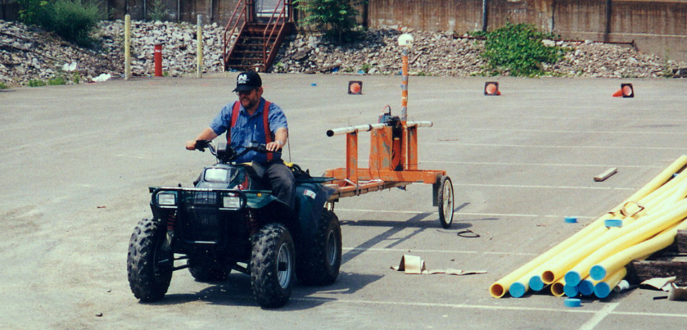 Geonics EM31 Towed by Atv